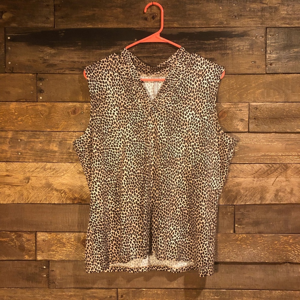 Hannah Andersson Cheetah Print Tank Top